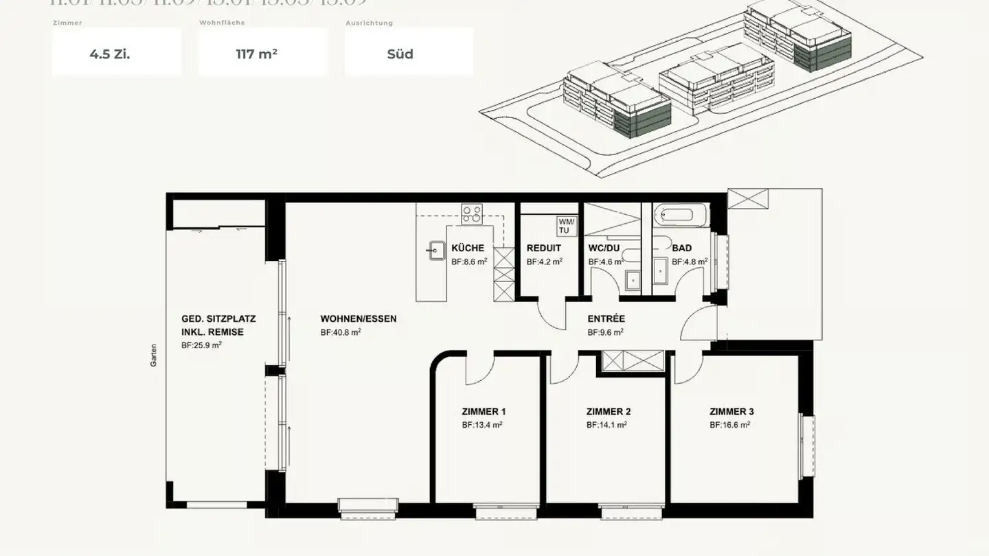 Appartement à louer - Wartstrasse 11, 9244 Niederuzwil - Photo 3