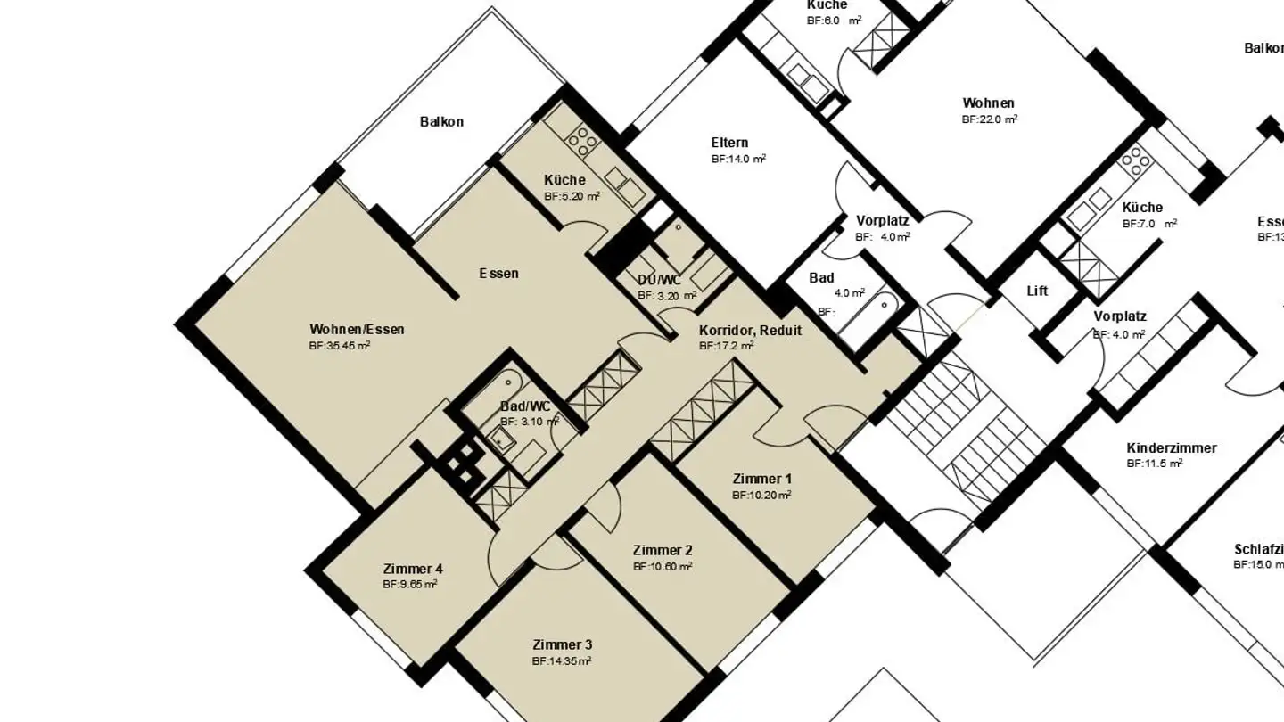 Appartement à louer - Rebackerweg 13, 8305 Dietlikon - Photo 2