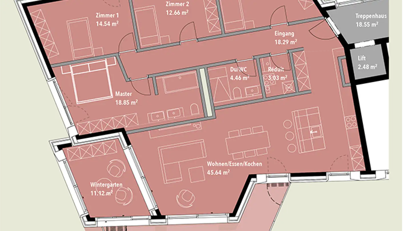 Appartement à vendre - Fichtenrain 82, 4106 Therwil - Photo 4