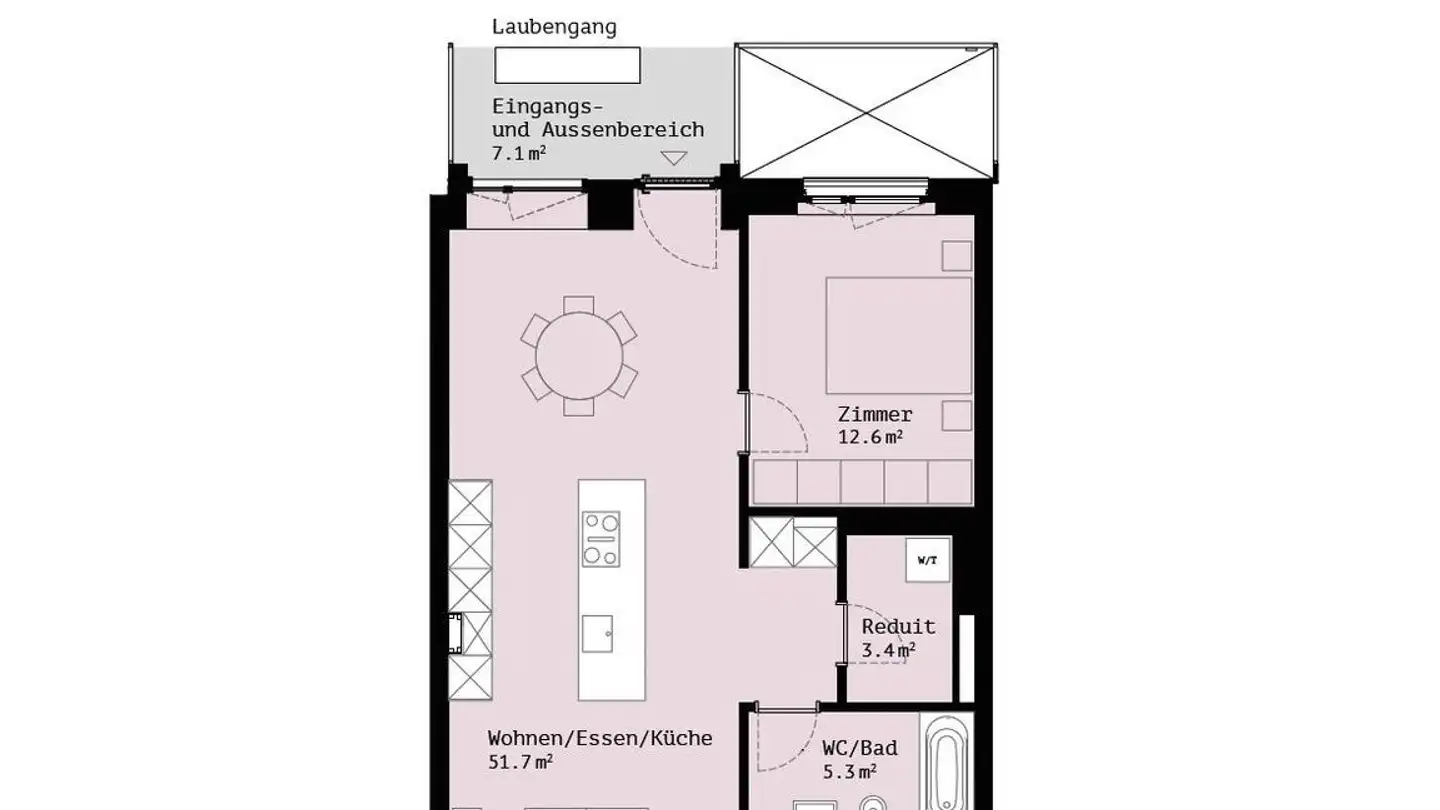 Chambre à louer - Weinberglistrasse 4, 6005 Luzern - Photo 2