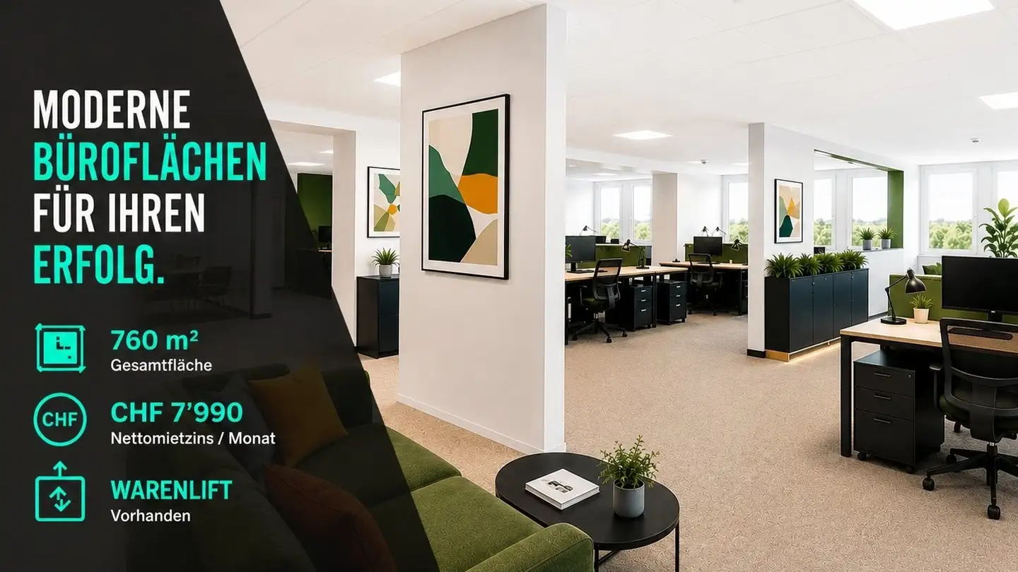 Bürofläche mieten - Fabrikstrasse 8, 4614 Hägendorf