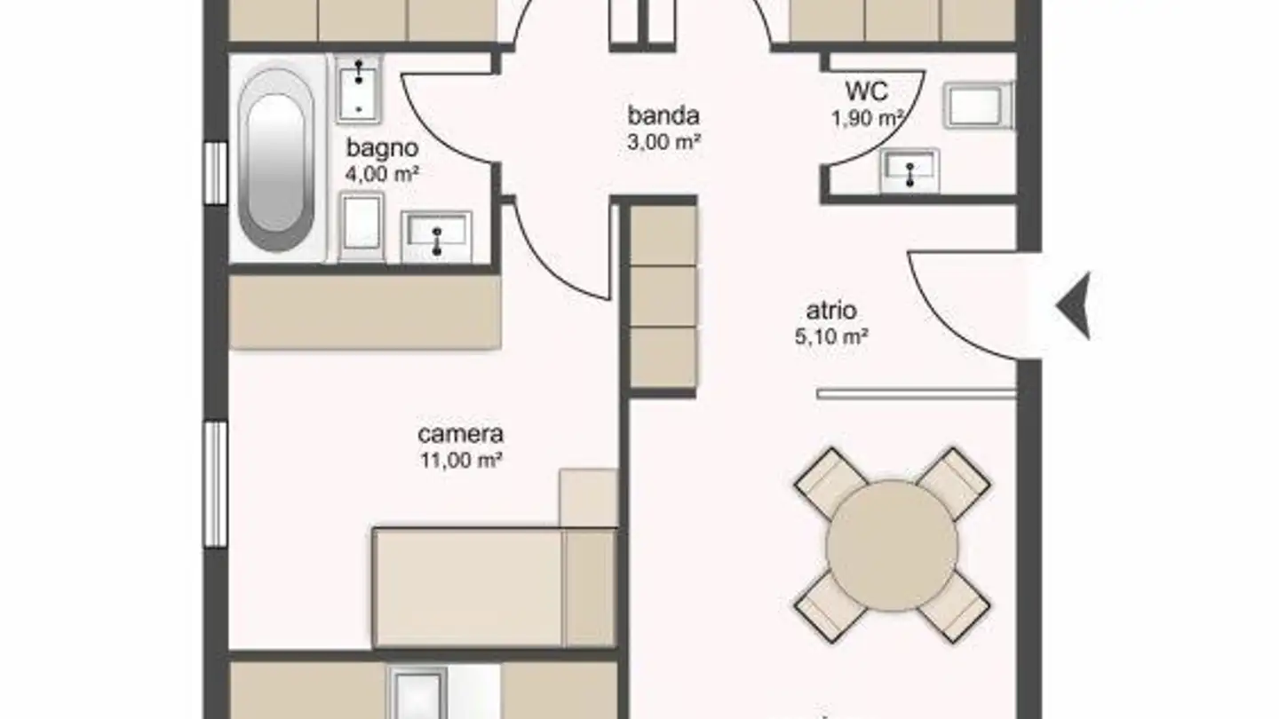 Apartment for rent - Via Monda 3, 6987 Caslano - Photo 2