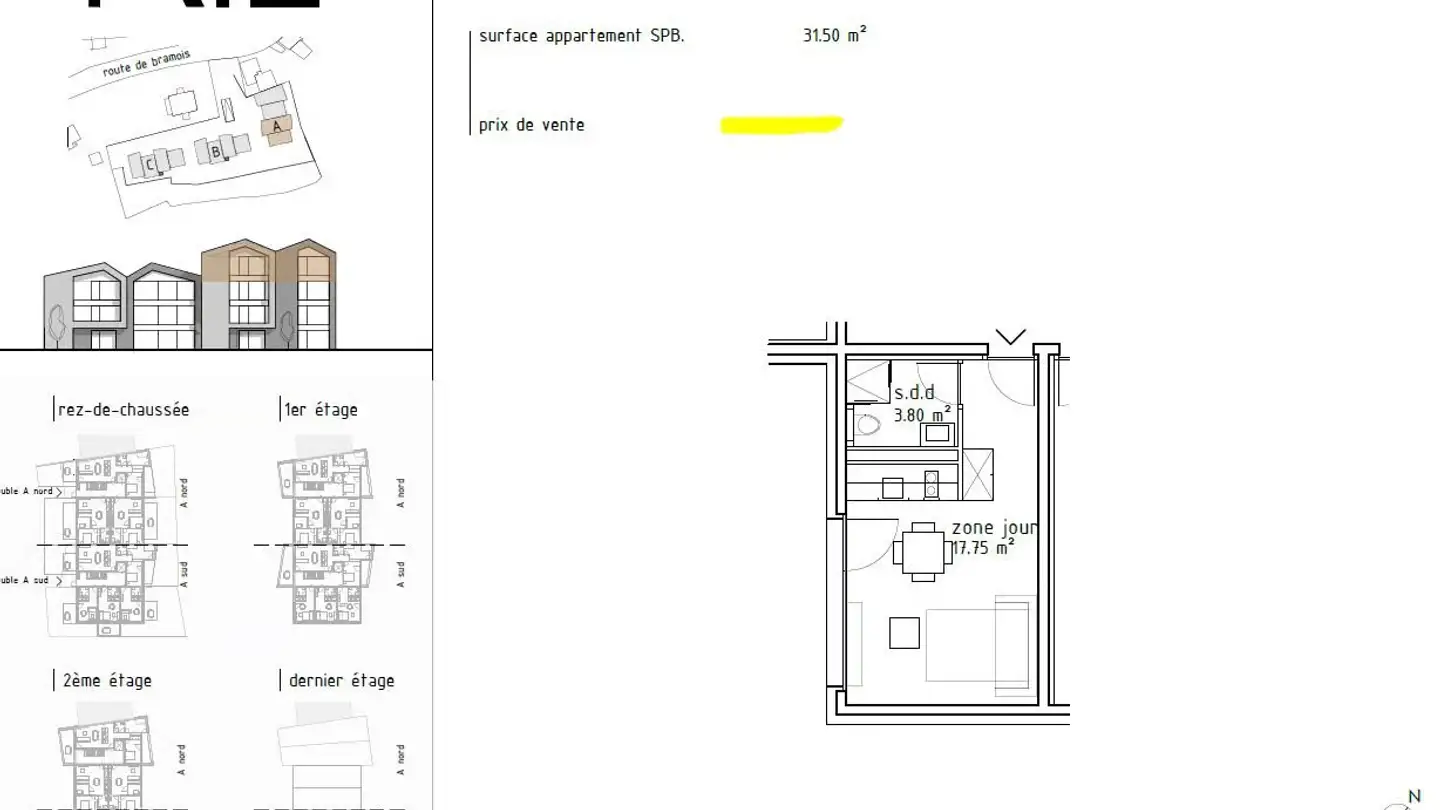 Appartement à louer - Route De Bramois 50b, 1967 Bramois - Photo 2
