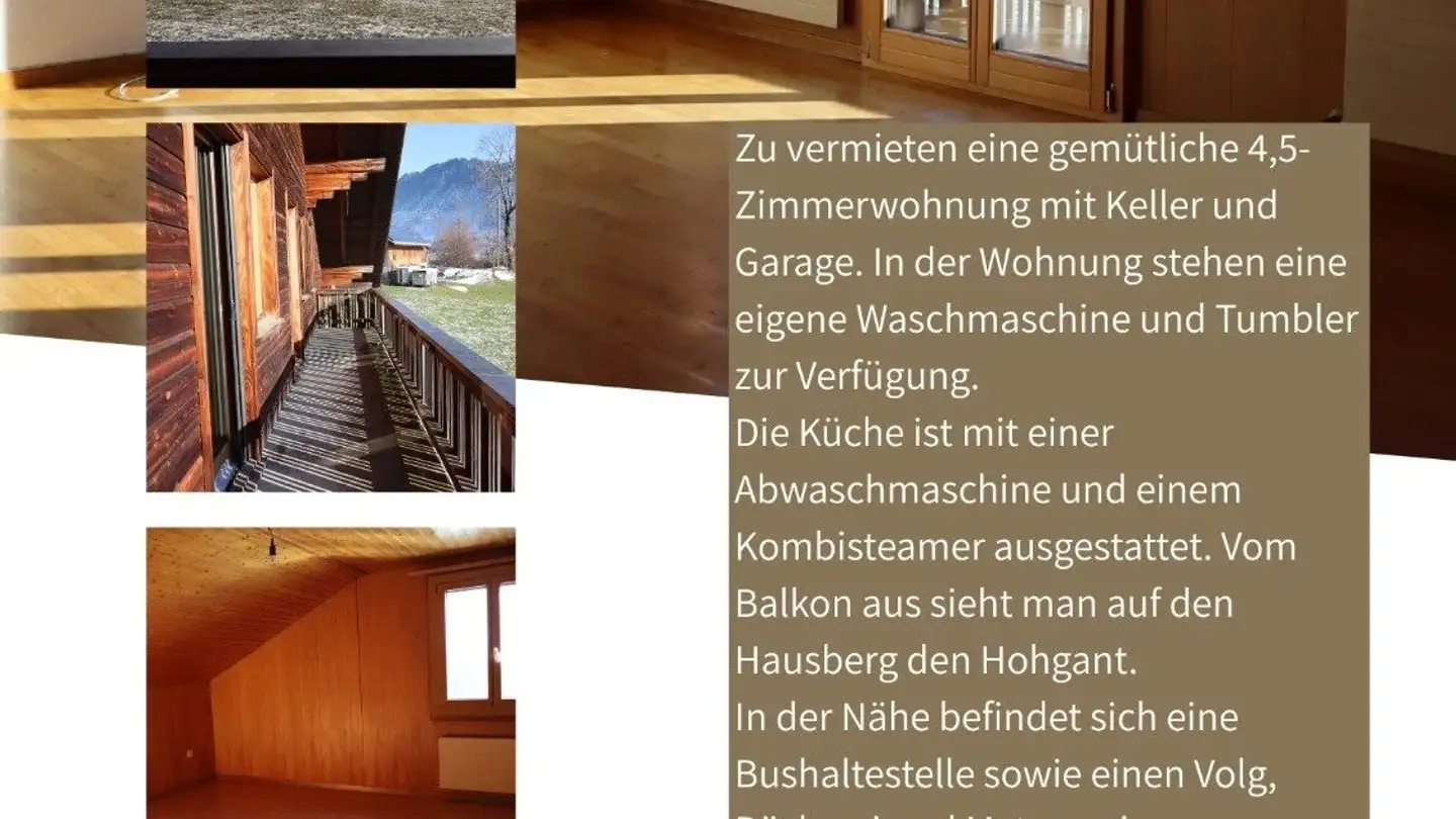 Apartment for rent - Meiengrün, 6197 Schangnau