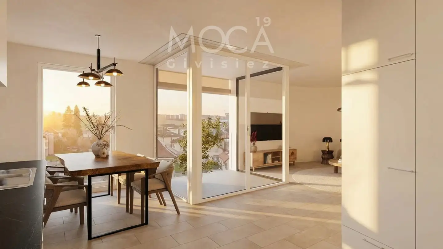 Apartment for rent - Route Du Mont-Carmel 19, 1762 Givisiez - Photo 2