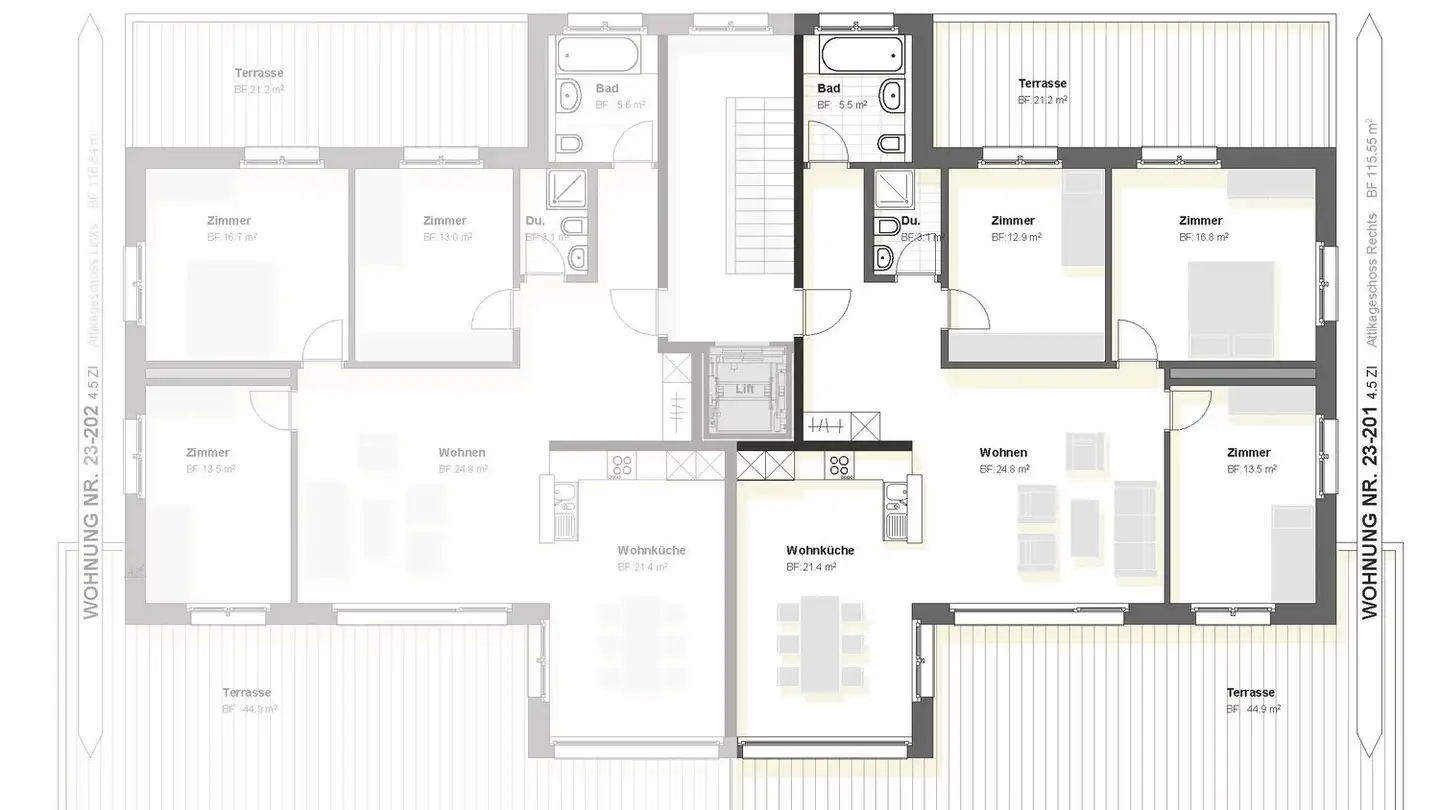 Penthouse mieten - Hinterrietstrasse 21, 8317 Tagelswangen - Foto 4