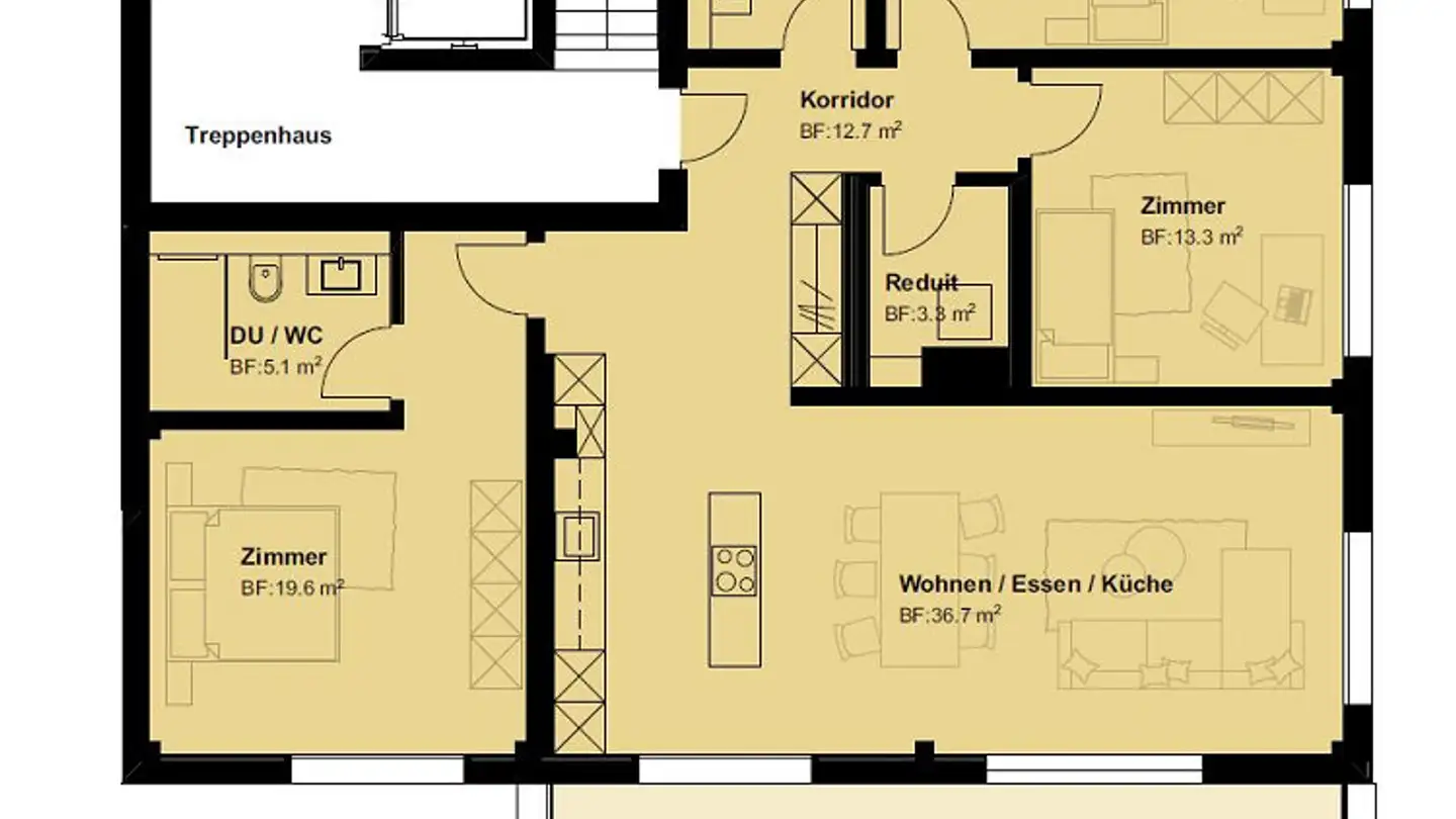 Wohnung mieten - Rickenbachstrasse 211, 6432 Rickenbach b. Schwyz - Foto 3