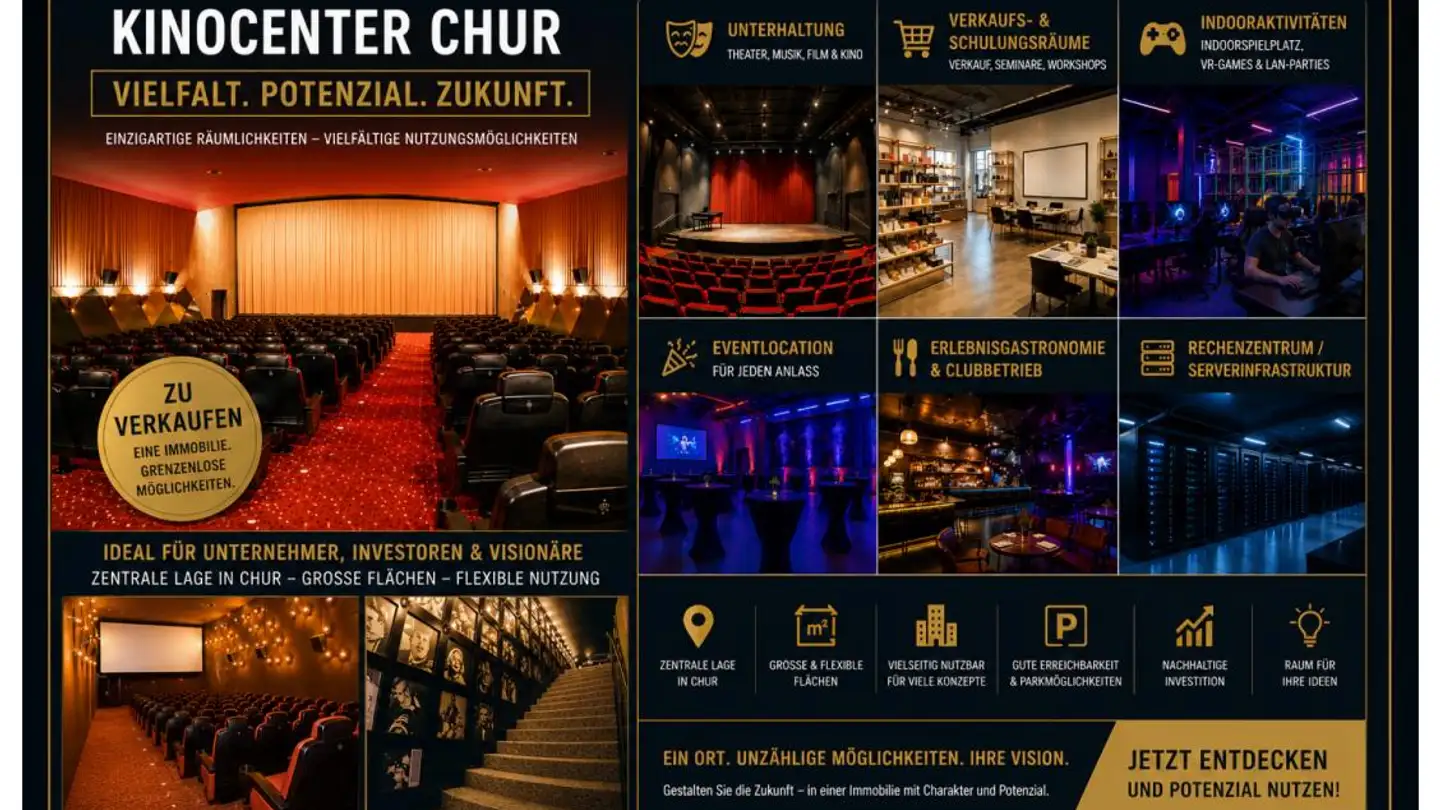 Commercial à vendre - Theaterweg 11, 7000 Chur