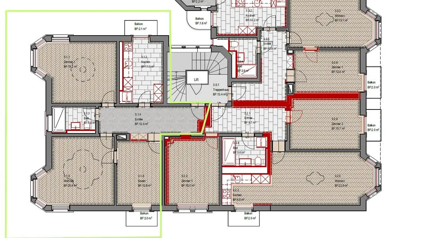 Wohnung mieten - Museggstrasse, 6004 Luzern