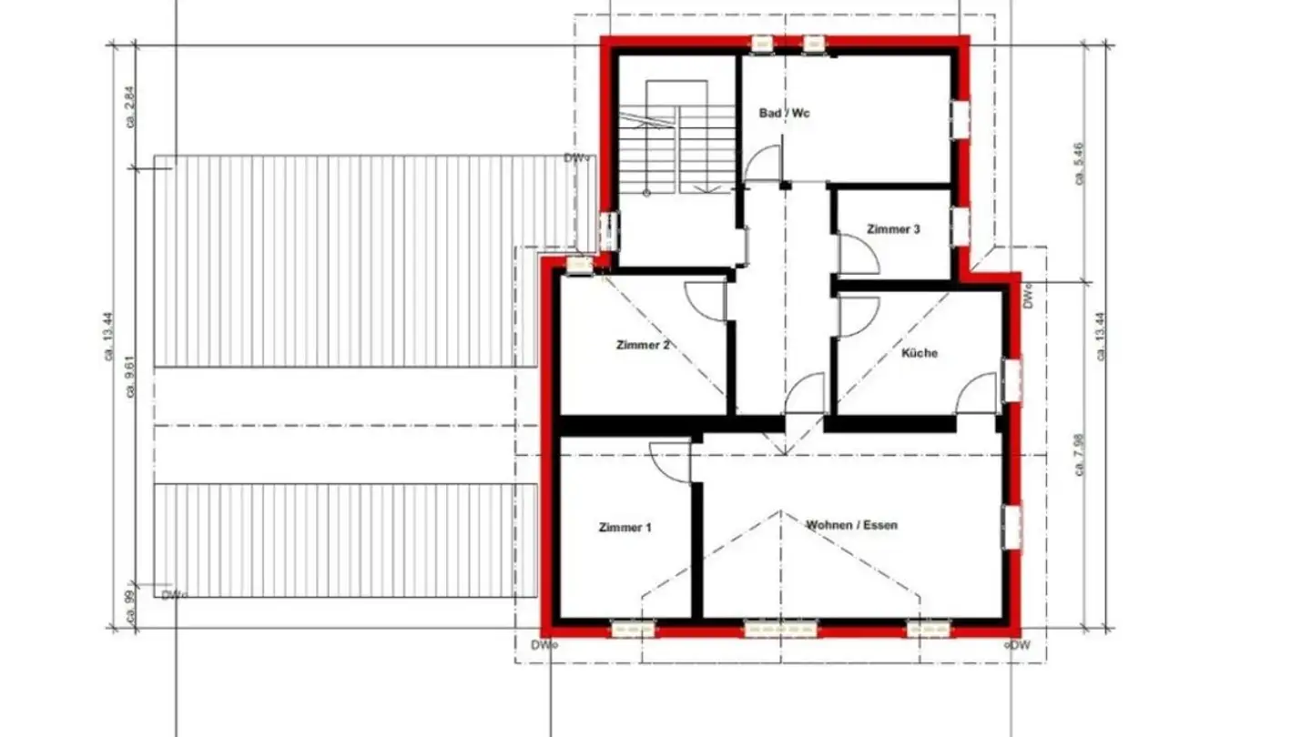 Appartement à louer - Sonnenhalb 203, 9655 Stein SG - Photo 2