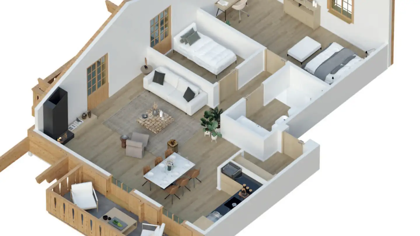 Attico in vendita - Saalistrasse, 3785 Gsteig b. Gstaad - Foto 2