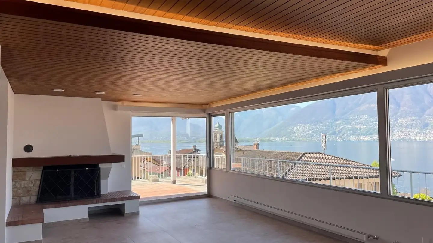 Attico in affitto - Via Cantonale, 6574 Vira (Gambarogno)