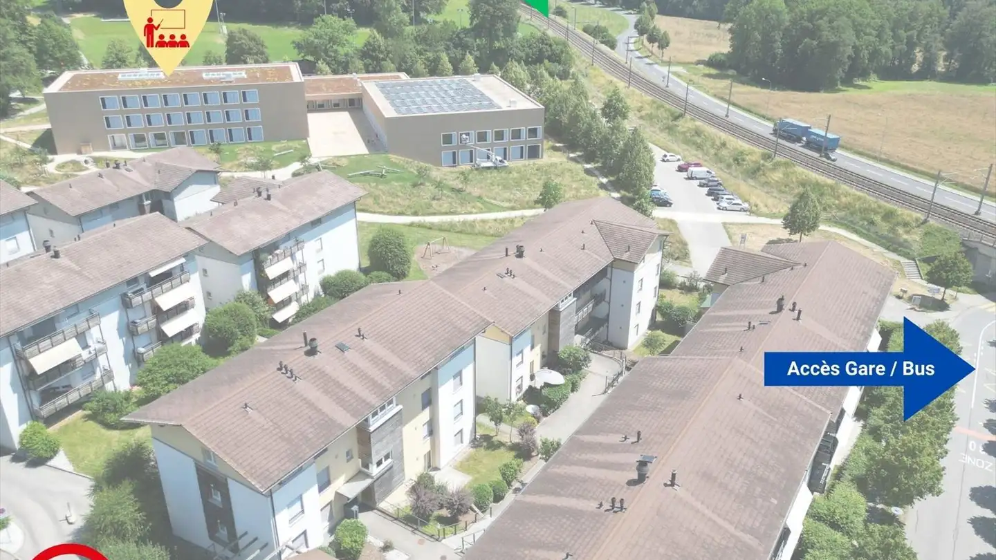 Appartamento in affitto - Chemin De La Fontaine 6, 1752 Villars-sur-Glâne - Photo 4