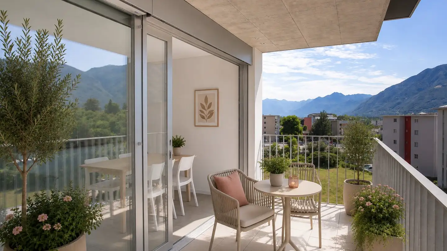Terrassenwohnung mieten - Via Prati Della Noce, 6612 Ascona - Foto 3