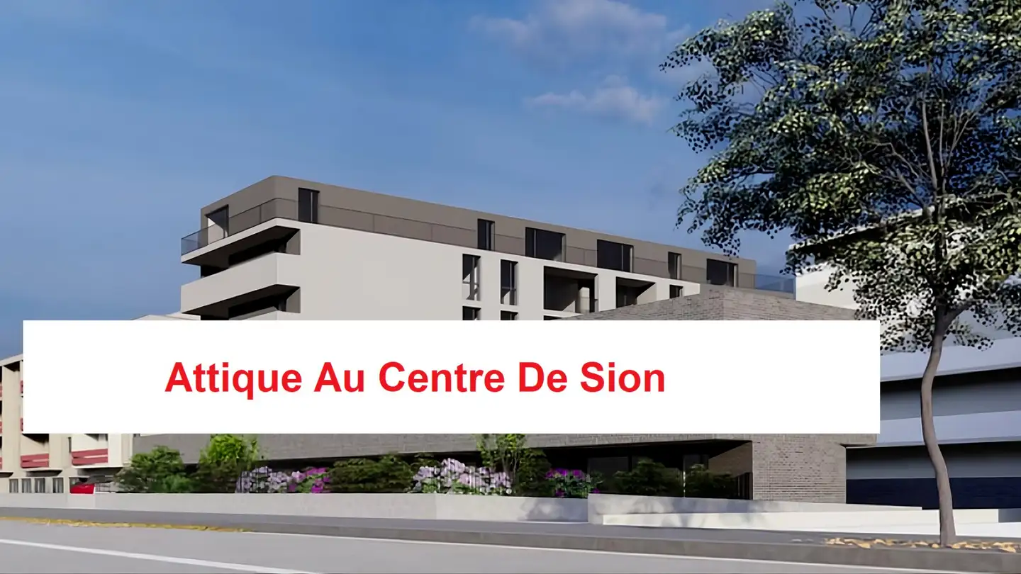 Attique à vendre - Avenue De France, 1950 Sion