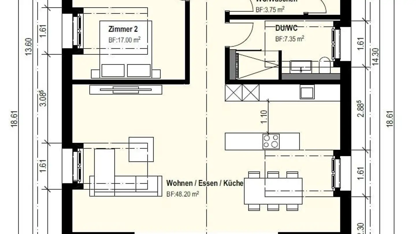 Attique à louer - St. Gallerstrasse 46, 8853 Lachen SZ - Photo 4