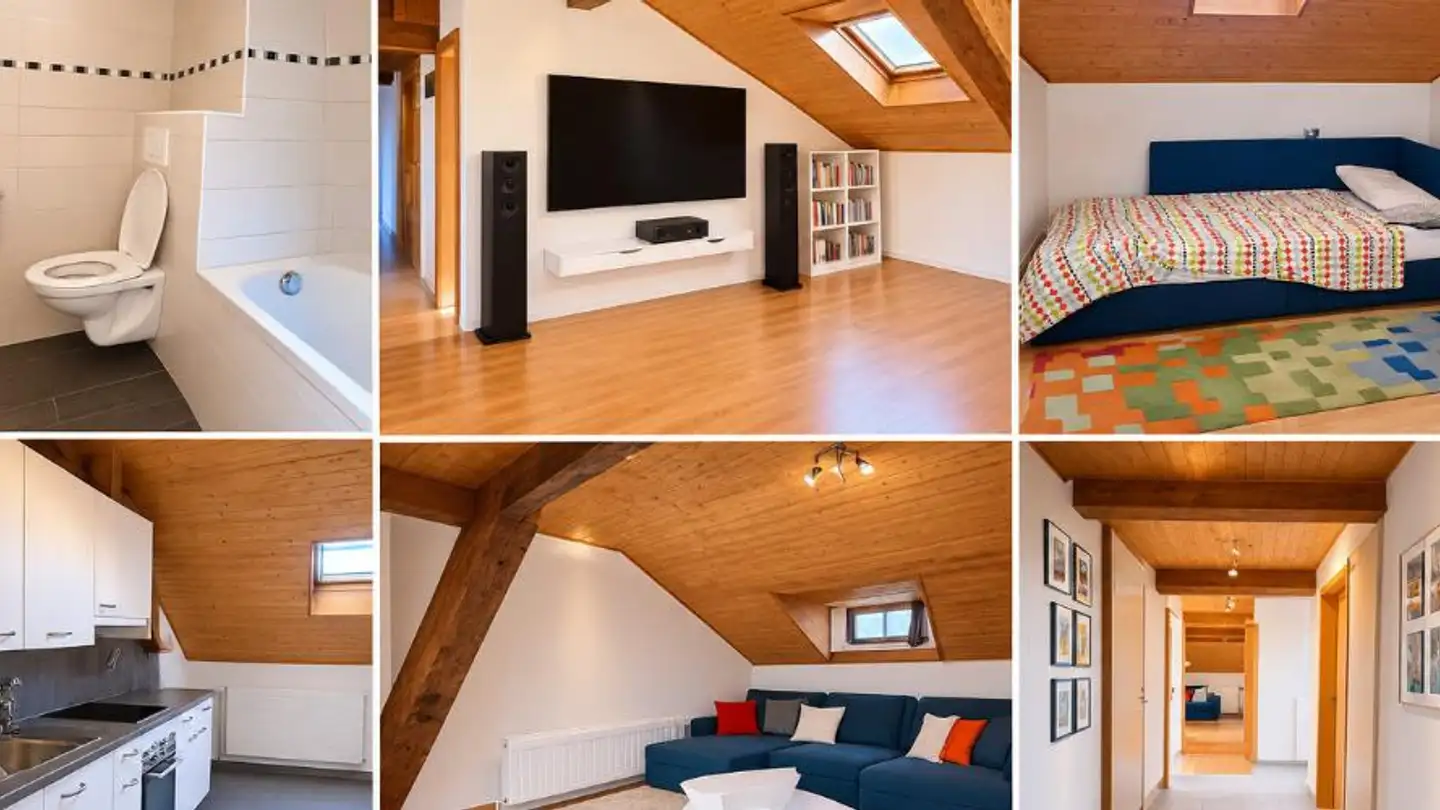 Attic flat for rent - Rue du Casino 1, 1400 Yverdon-les-Bains