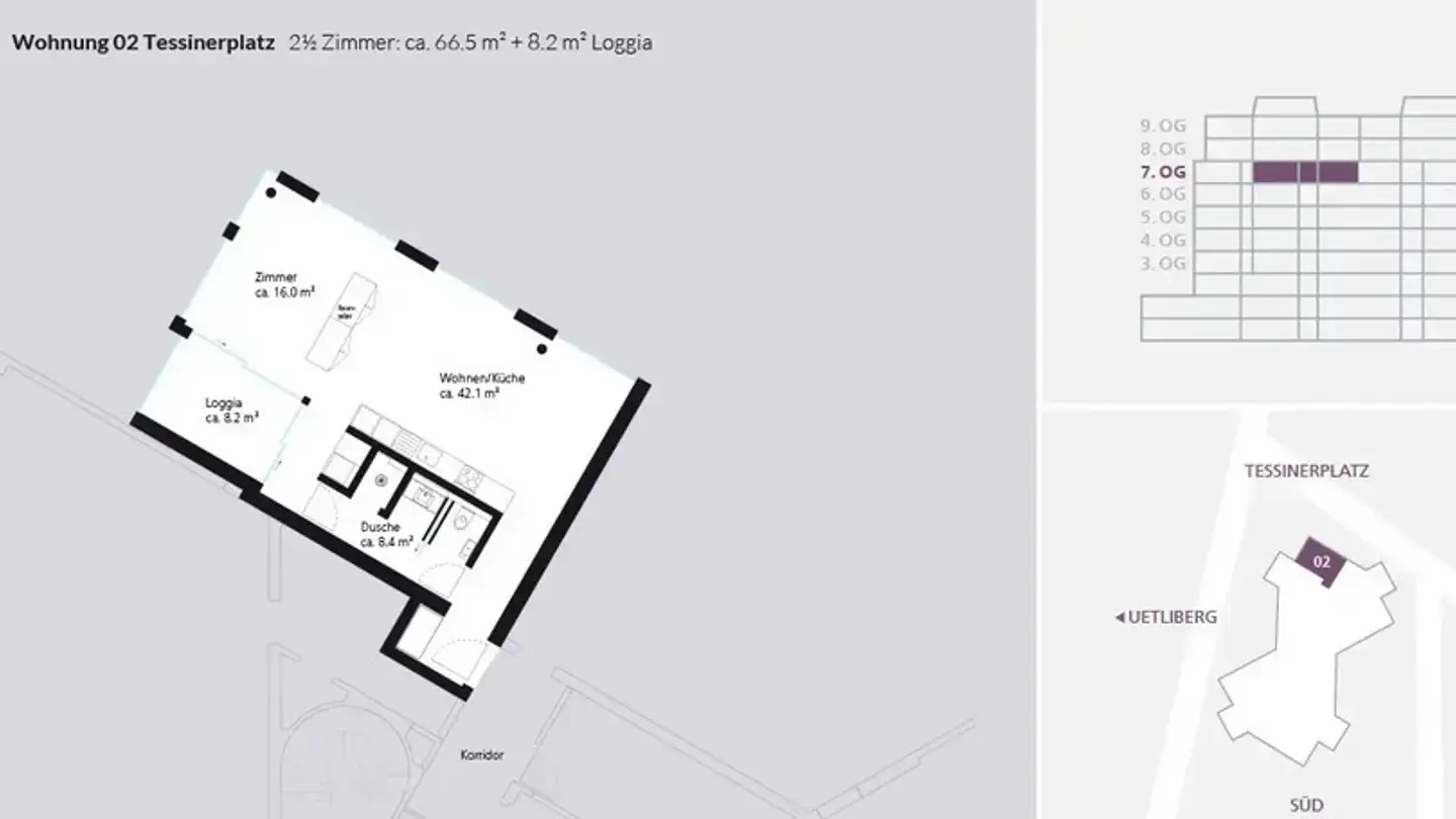Wohnung mieten - Seestrasse 25, 8002 Zürich - Foto 2