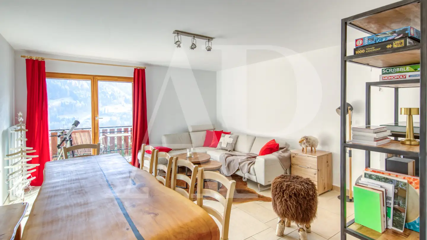 Möblierte Wohnung mieten - Chemin Des Cimes 7, 1873 Val-d'Illiez