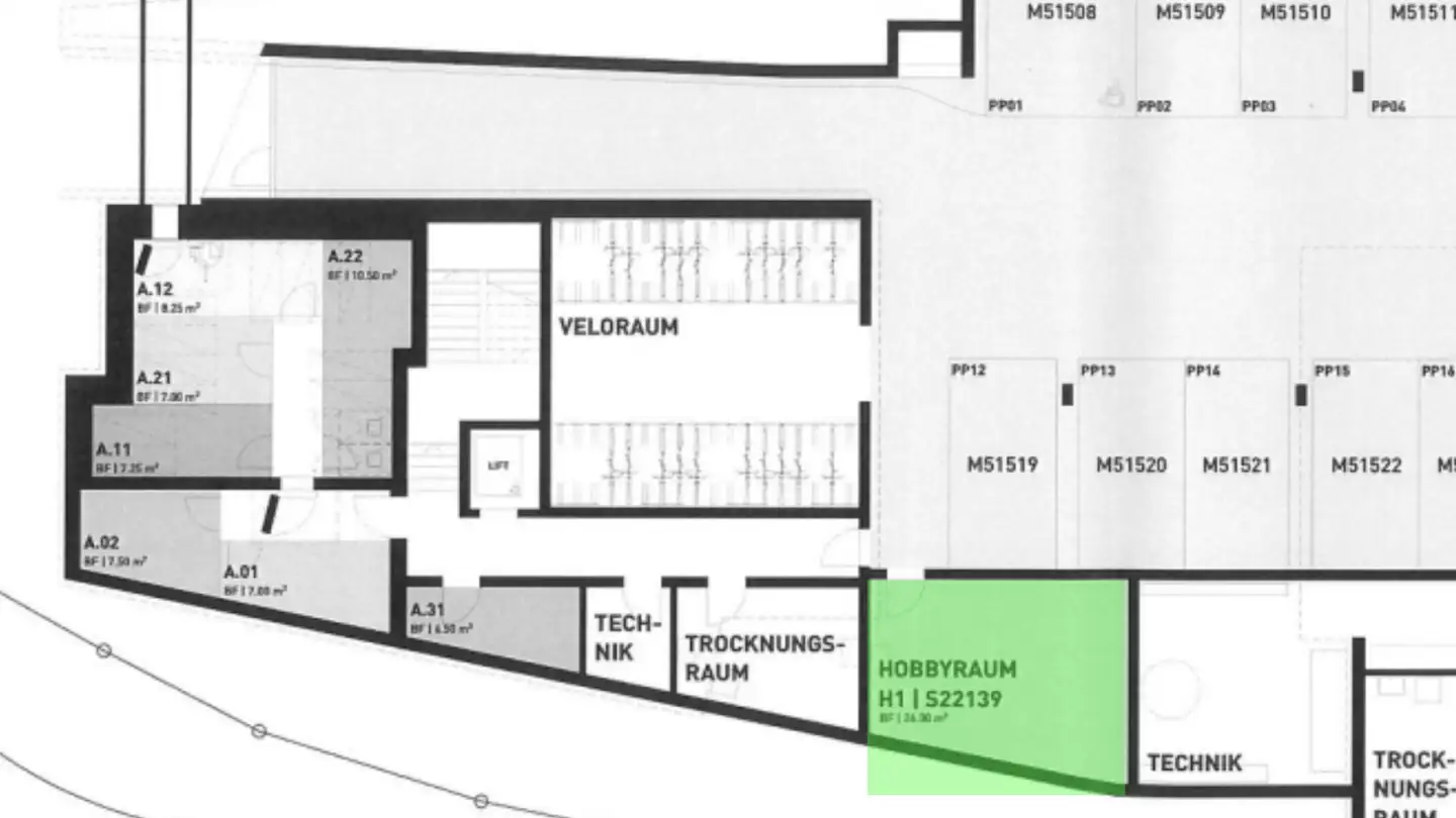 Hobby room for rent - Bergstrasse, 9000 St. Gallen