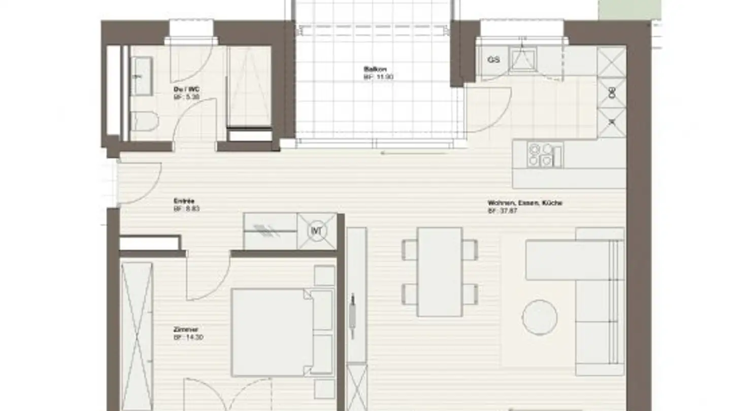 Appartamento in affitto - Pfeffikerstrasse 19, 5734 Reinach AG - Photo 2