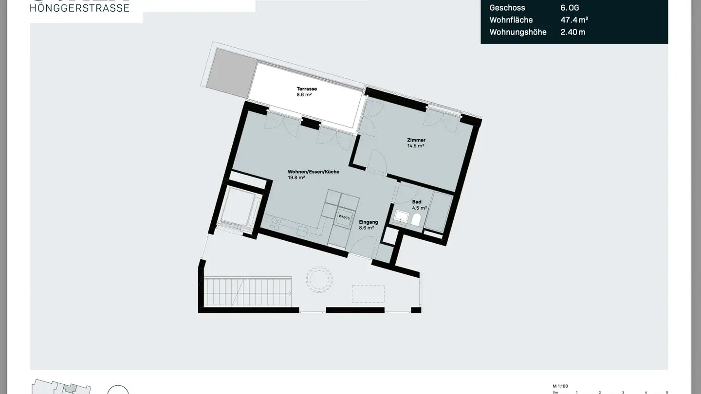 Apartment for rent - Hönggerstrasse 146, 8037 Zürich - Photo 4