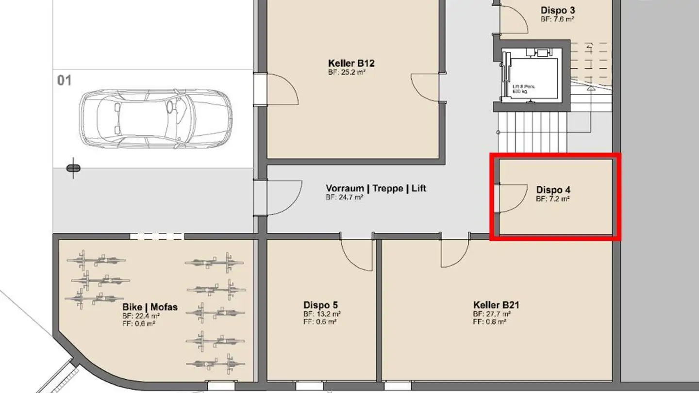 Espace de stockage à louer - Taminserstrasse 99, 7012 Felsberg - Photo 4