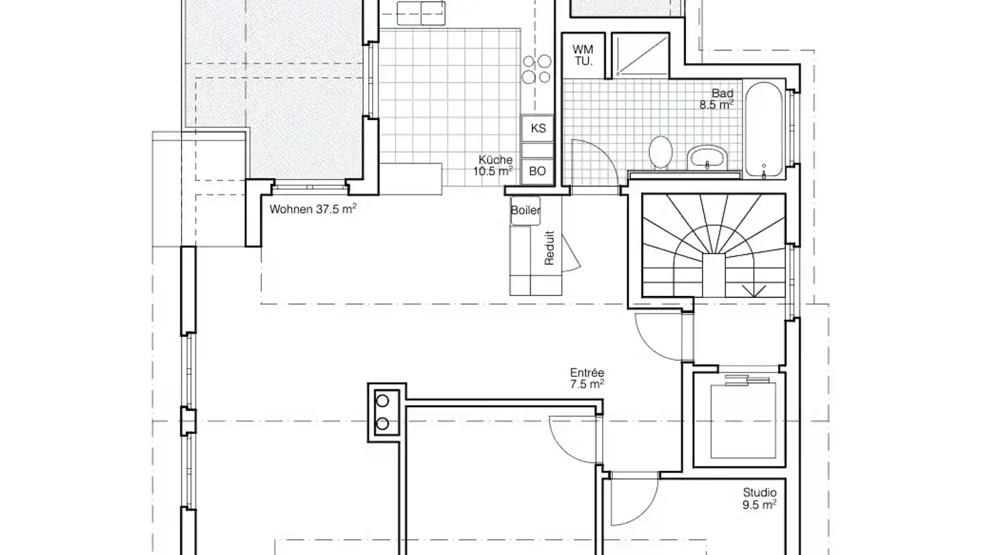 Stepped apartment for rent - 6006 Luzern