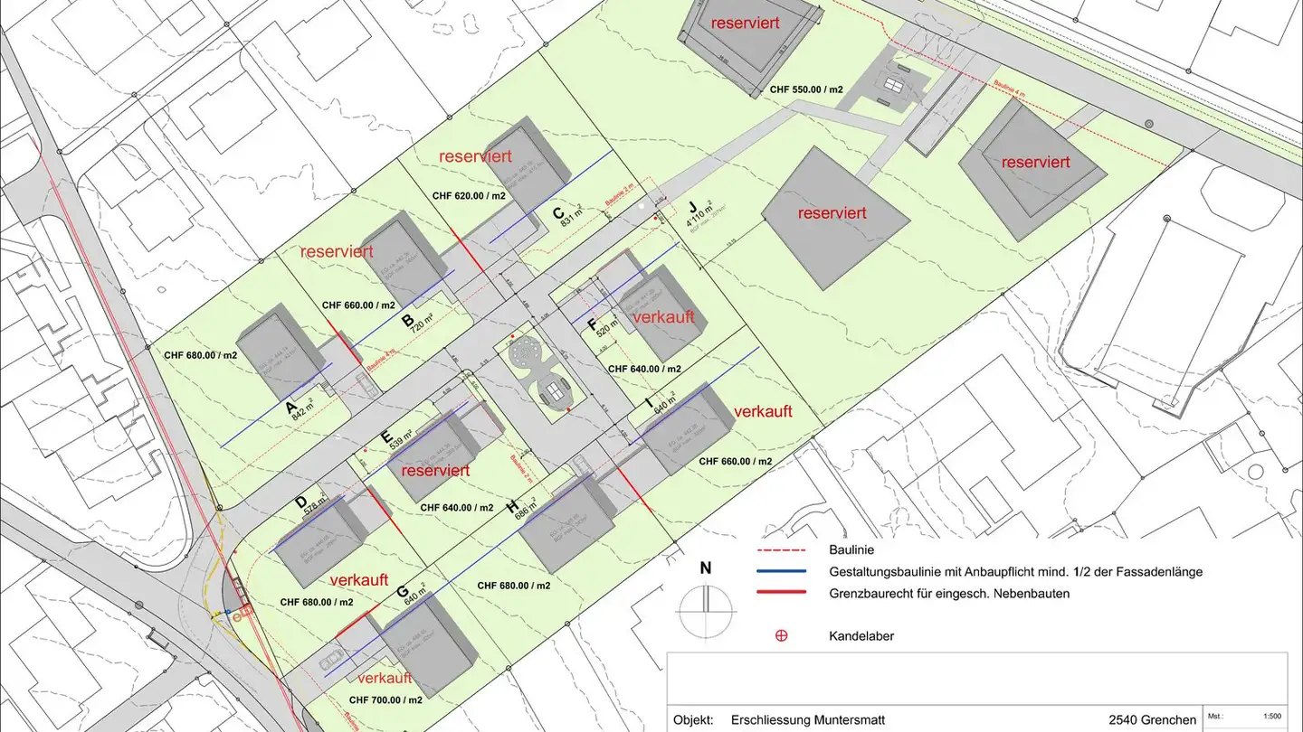 Constructible plot for sale - 2540 Grenchen