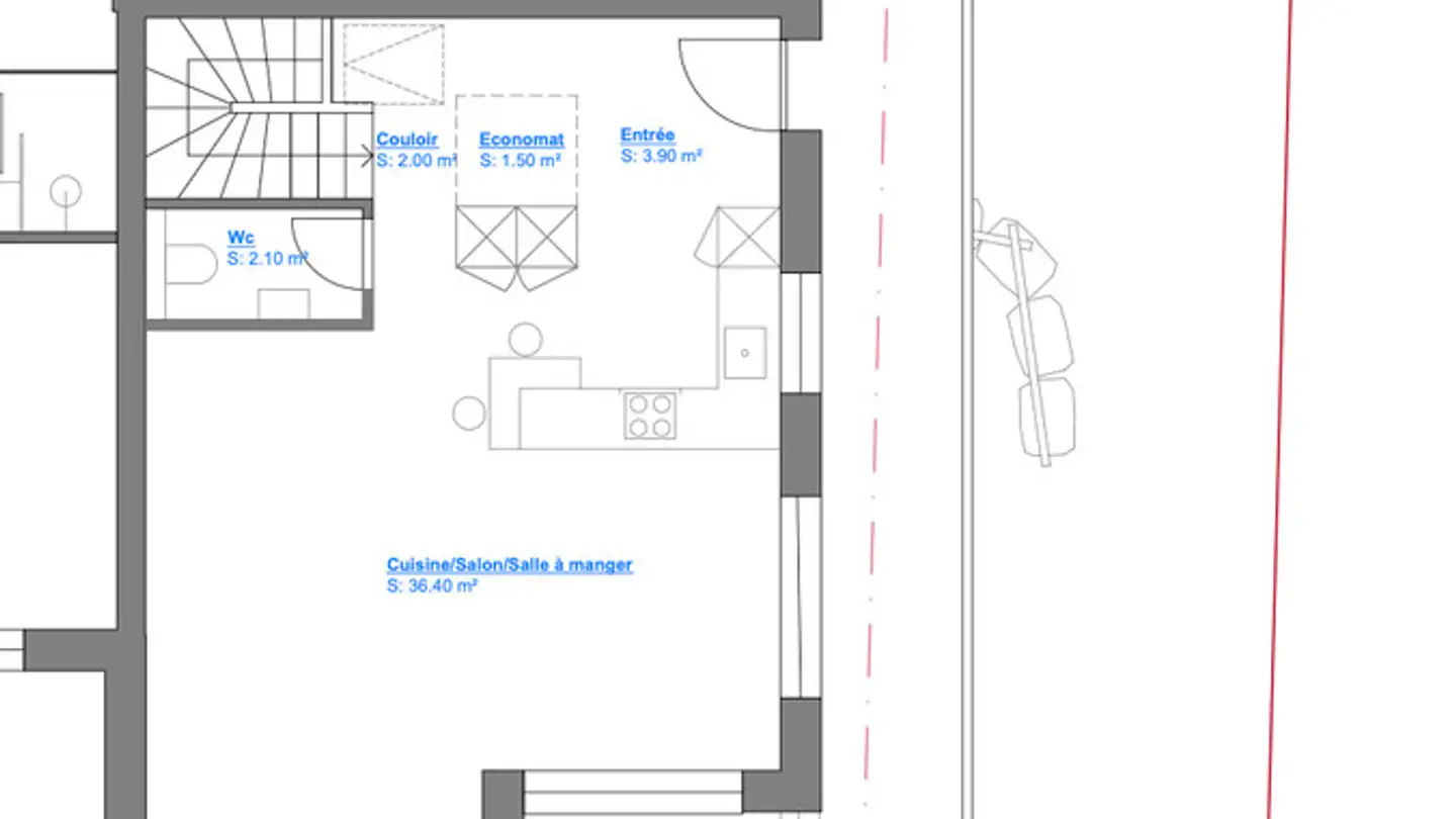 Casa a schiera in vendita - Chemin Du Pontet, 1941 Vollèges - Foto 4