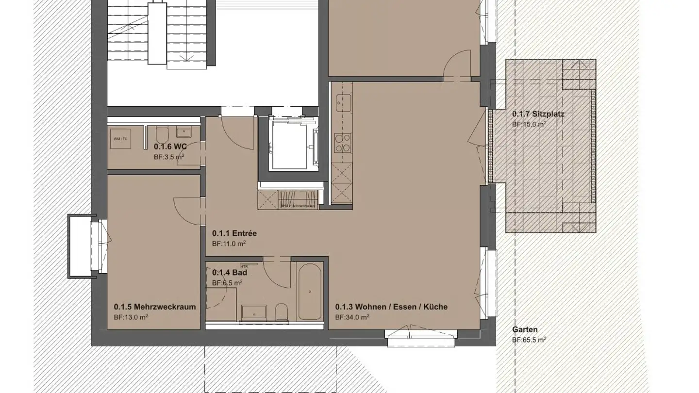 Wohnung mieten - Alte Landstrasse 41a, 8803 Rüschlikon - Foto 3