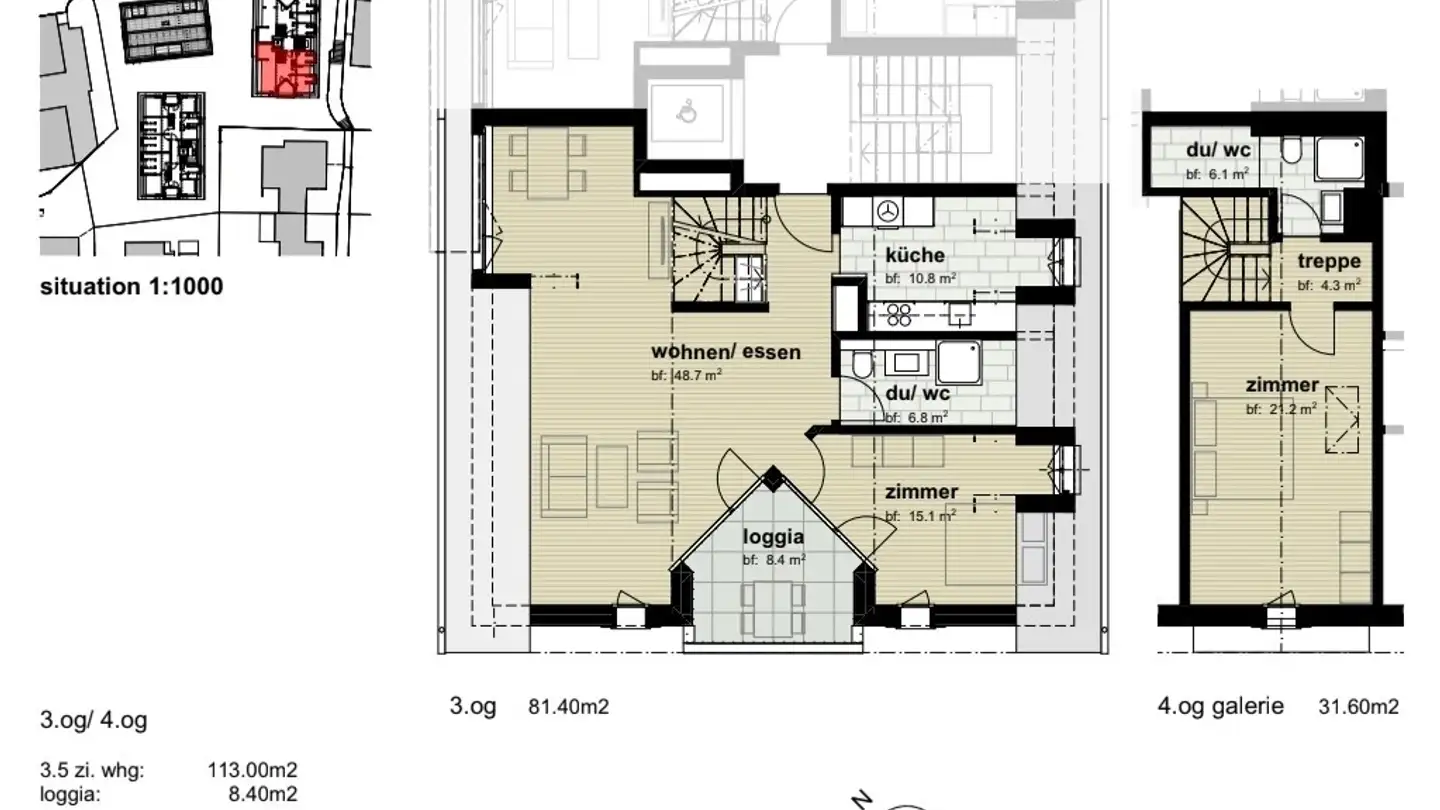 Apartment for rent - 8630 Rüti ZH - Photo 2