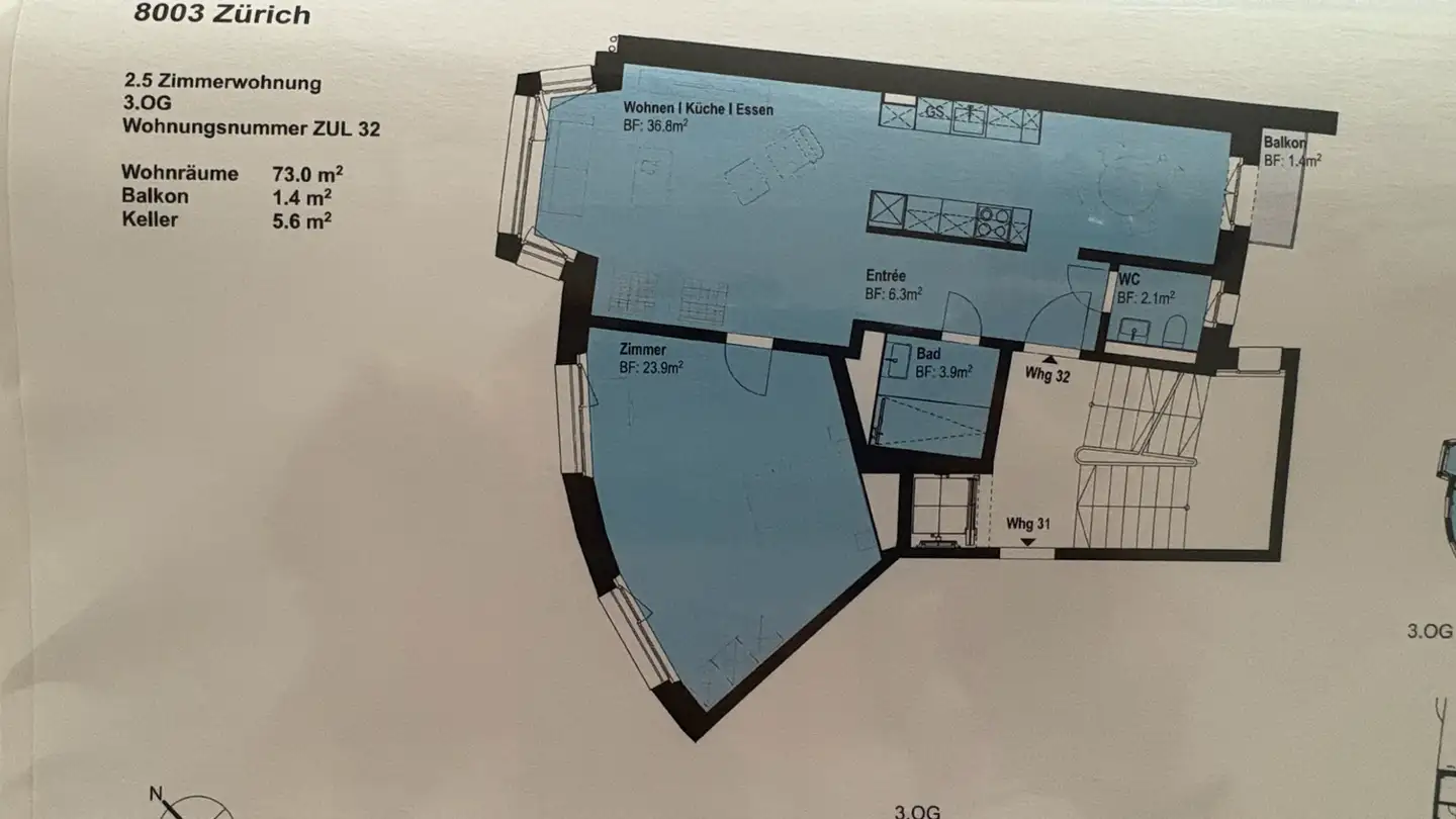 Appartement à louer - 8003 Zürich