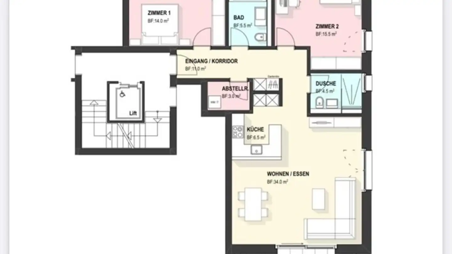 Wohnung mieten - Büelstrasse 1, 8106 Adlikon b. Regensdorf - Foto 2