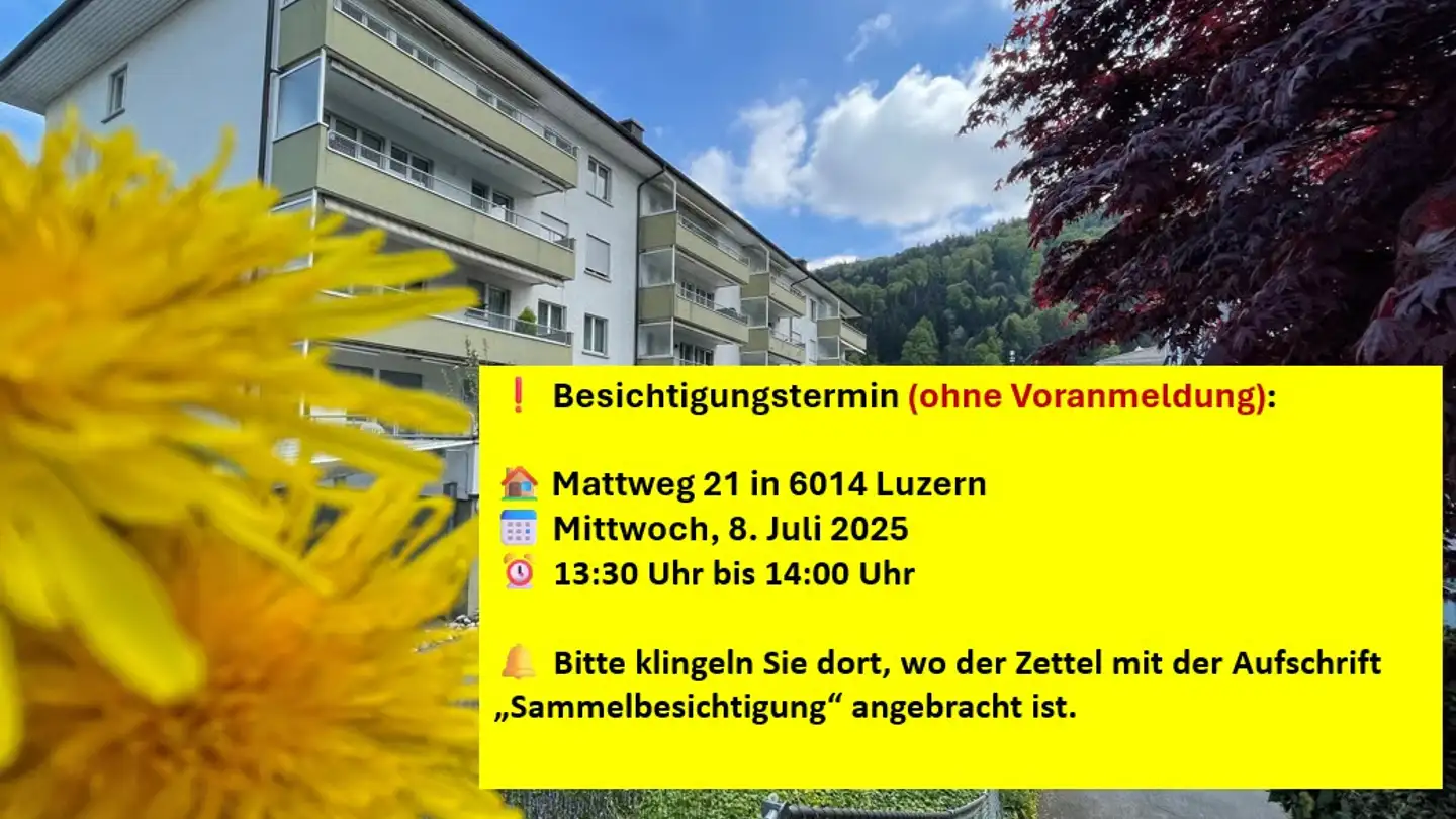 Appartamento in affitto - Mattweg 21, 6014 Luzern