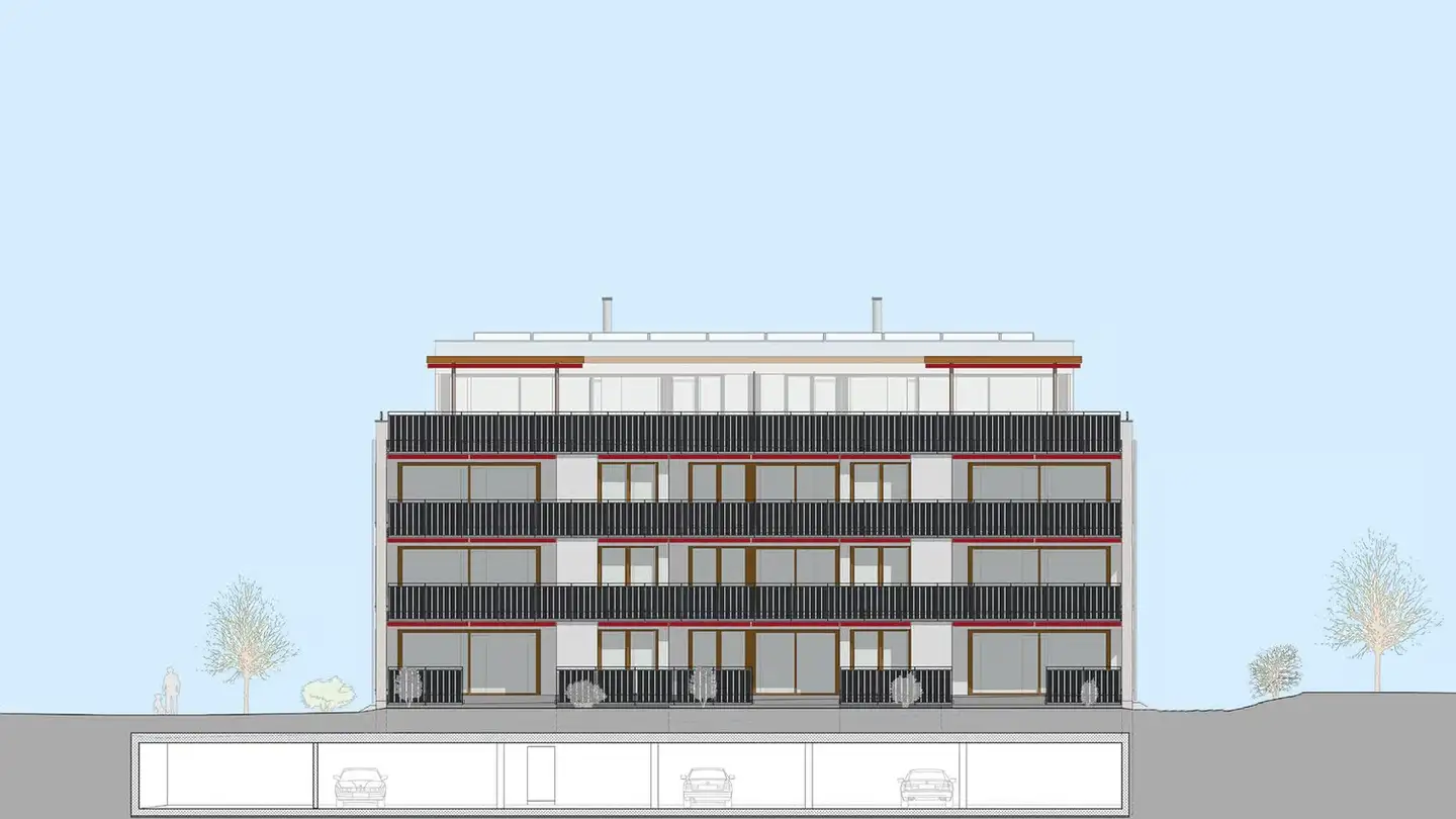 Underground parking space for rent - Glockenthalstrasse 7, 3612 Steffisburg