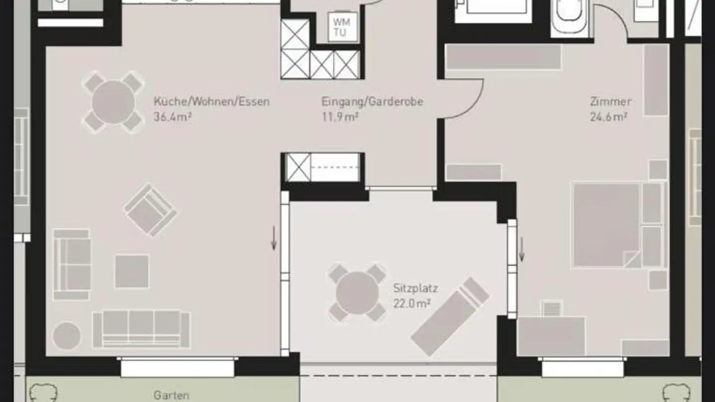 Appartement en terrasse à louer - Grünaurain 1, 6206 Neuenkirch - Photo 2