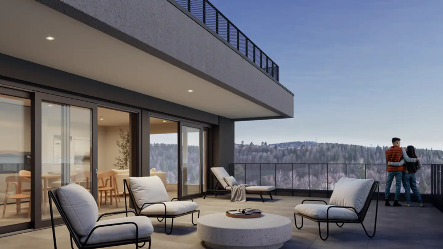 Terrassenwohnung kaufen - Rue de Biaufond 32, 2300 La Chaux-de-Fonds