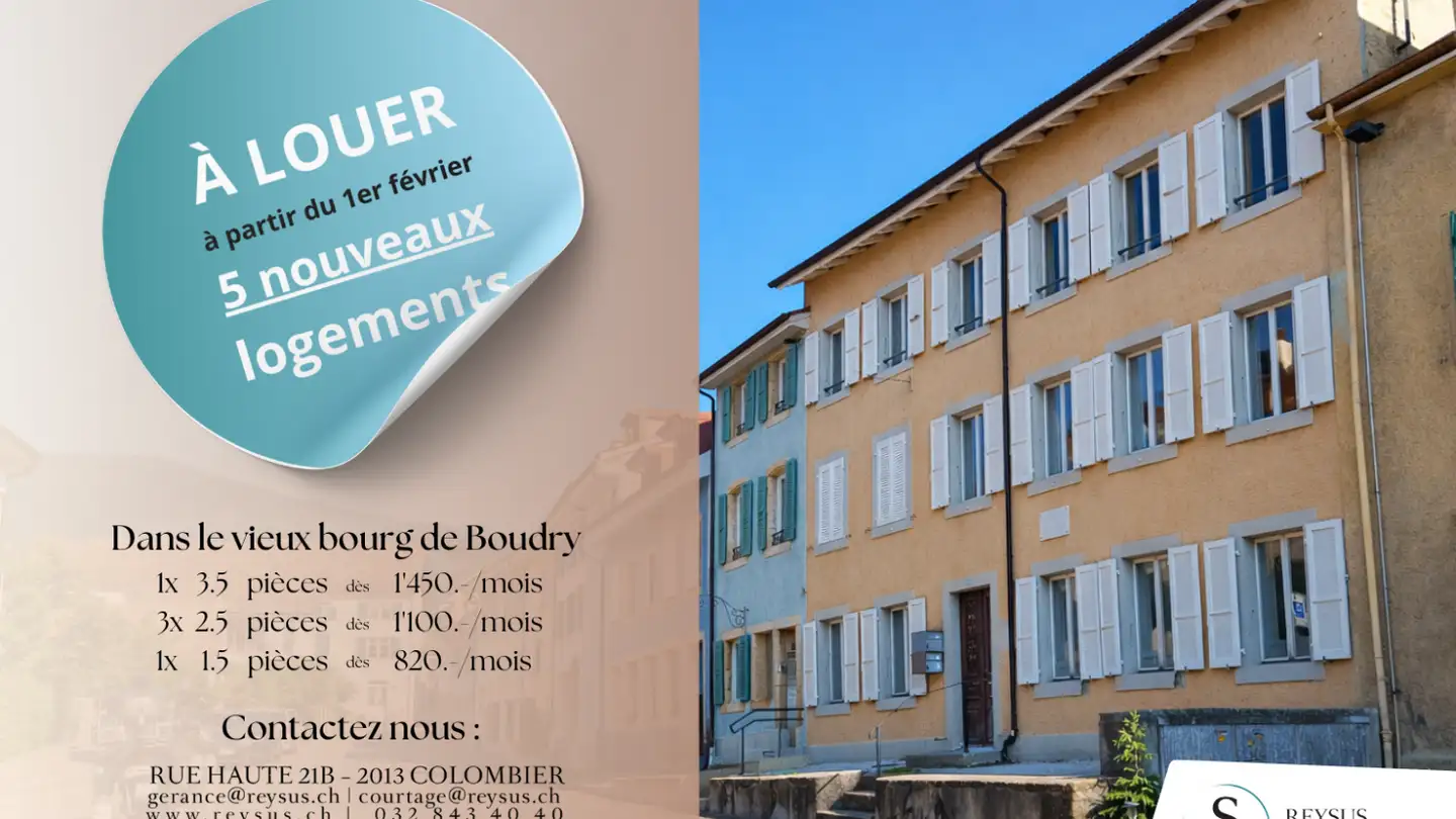 Appartamento in affitto - Rue Louis-Favre 58, 2017 Boudry - Foto 3