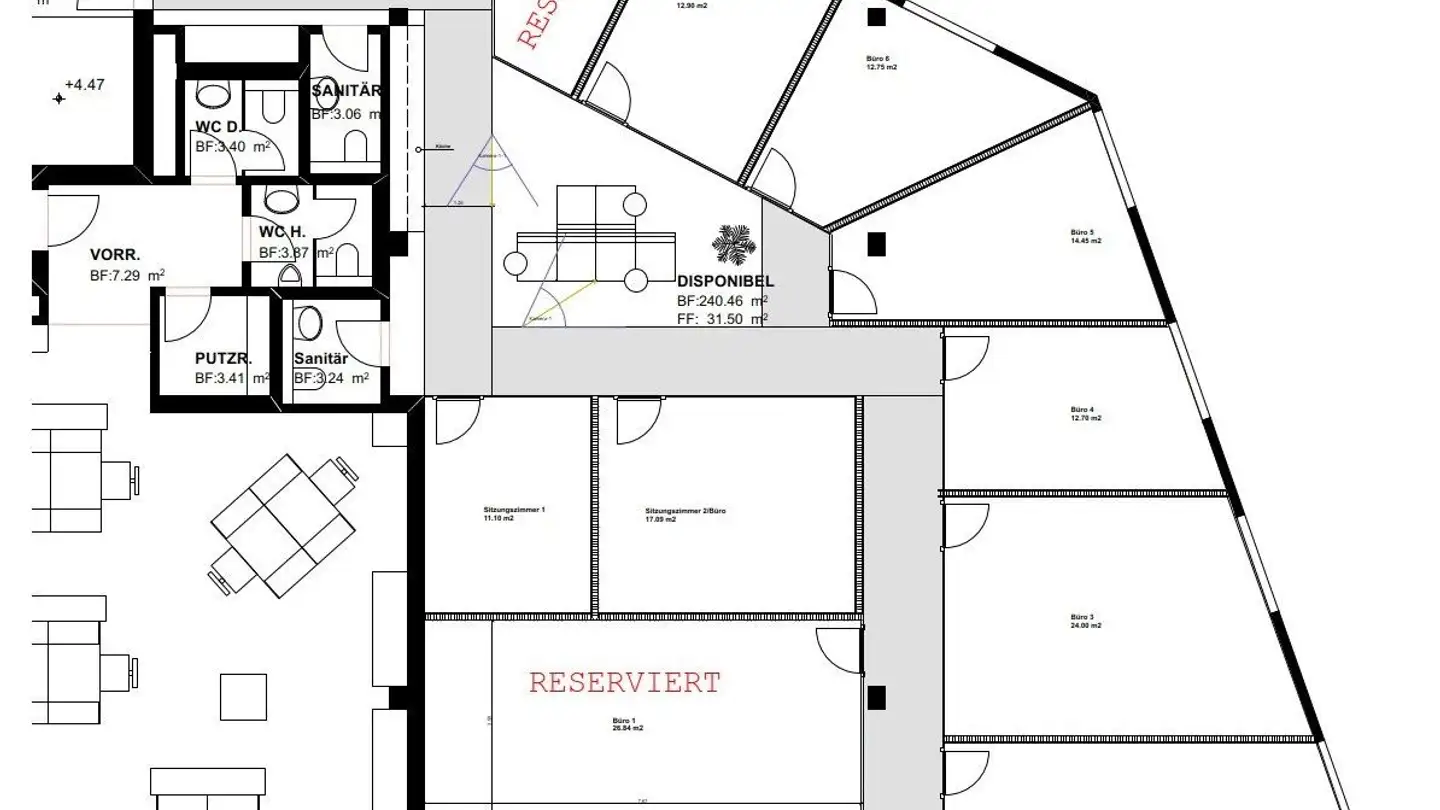 Bürofläche mieten - Gewerbestrasse 7, 9052 Niederteufen