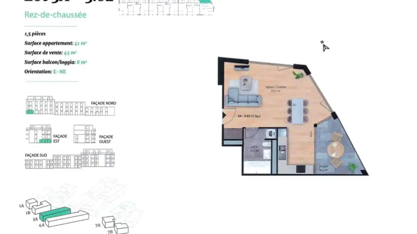 Studio for sale - Allée Des Prés Du Record 10, 1040 Echallens - Photo 4