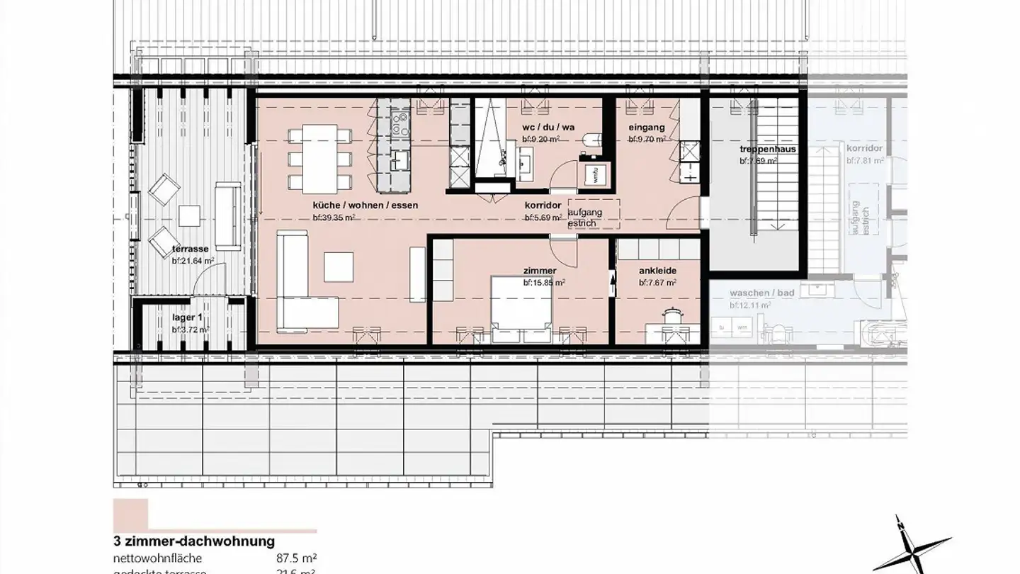 Apartment for rent - Bernhauserstrasse 2, 9216 Heldswil - Photo 3