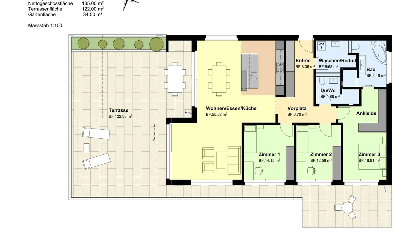 Stepped apartment for rent - Weingasse 90, 5613 Hilfikon - Photo 2