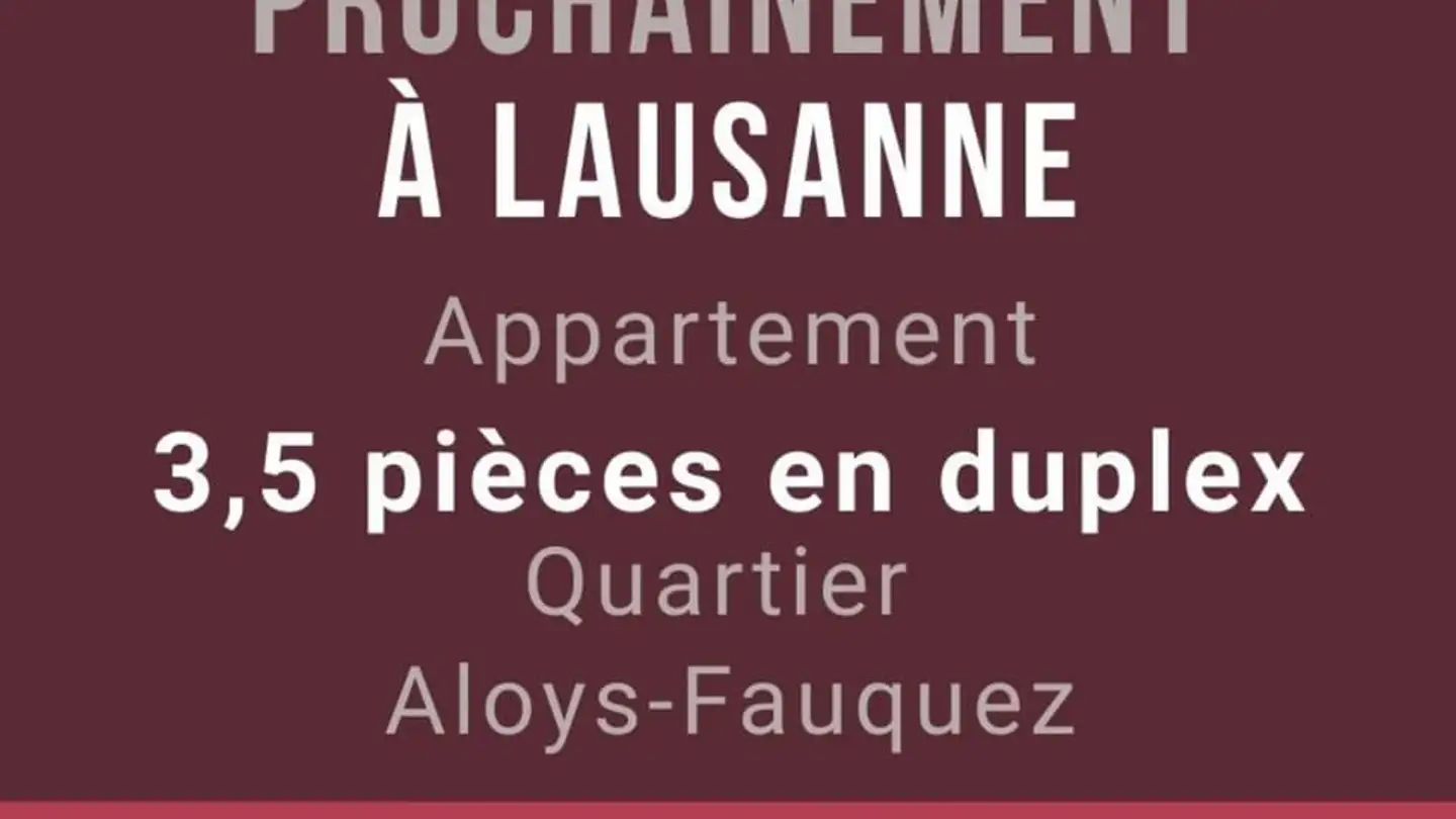Appartement à vendre - 1018 Lausanne