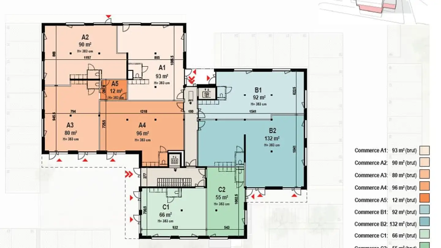 Commerciale in affitto - Impasse De La Fava 1, 1566 St-Aubin FR - Photo 3