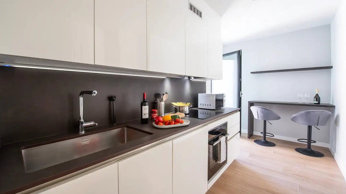 Möblierte Wohnung mieten - Via Carlo Frasca 12, 6900 Lugano - Foto 3