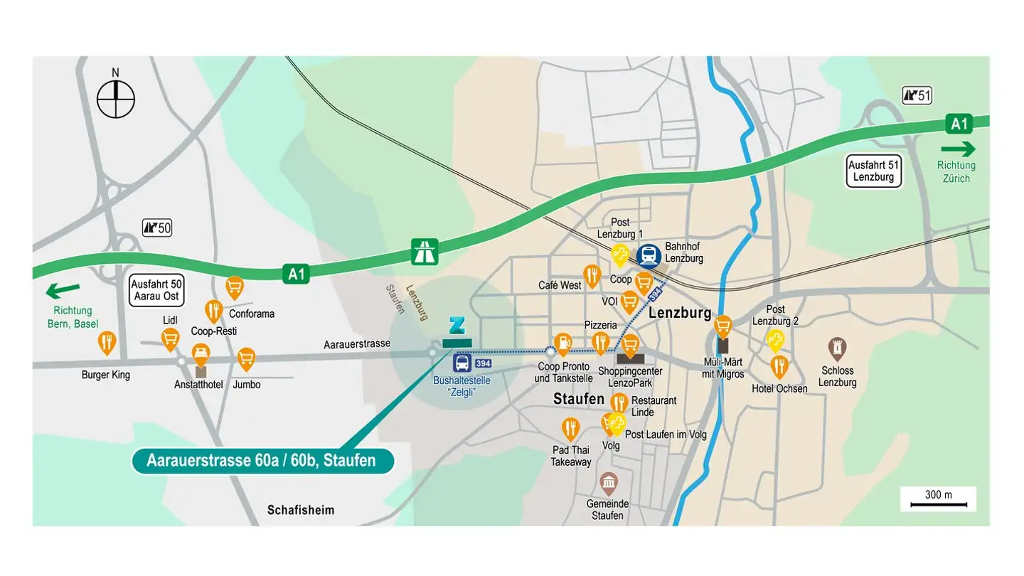 Spazio ufficio in affitto - Aarauerstrasse 60, 5603 Staufen - Foto 3