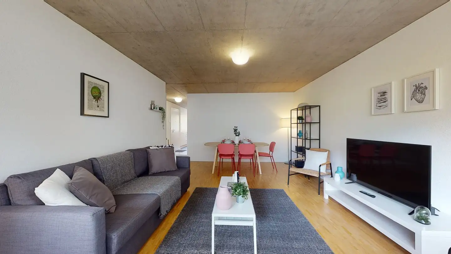 Appartement meublé à louer - Rue De Lausanne 49c, 1950 Sion