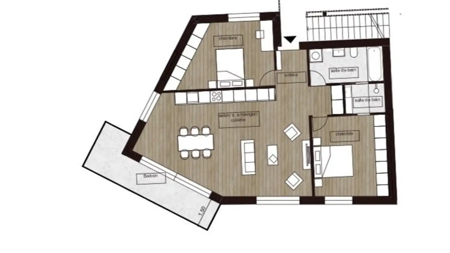 Appartamento in affitto - Route De Saillon, 1912 Leytron - Photo 4