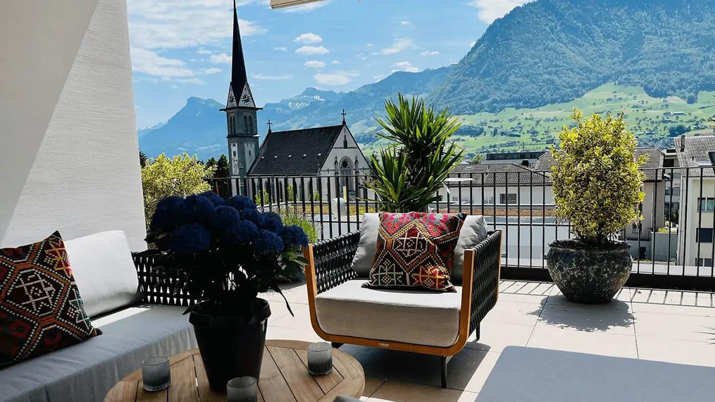Attique à louer - Stanserstrasse 2b, 6373 Ennetbürgen